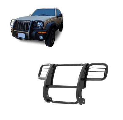 Grille Guard-Black-2002-2007 Jeep Liberty|Black Horse Off Road