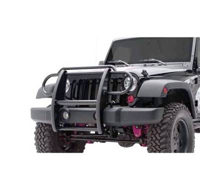 Grille Guard-Black-2007-2017 Jeep Wrangler|Black Horse Off Road