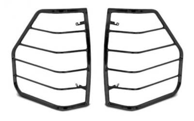 Tail Light Guards-Black-Escalade/K5 Blazer/ck/Suburban 1500/Tahoe/Chevy Pickup/Yukon|Black Horse Off Road