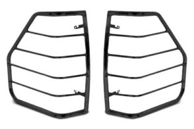 Tail Light Guards-Black-2005-2011 Dodge Dakota|Black Horse Off Road