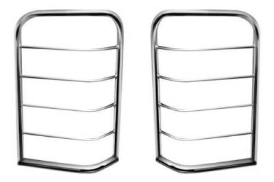 Tail Light Guards-Stainless Steel-2002-2009 Chevrolet Trailblazer|Black Horse Off Road