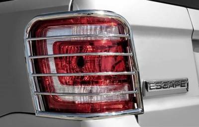 Black Horse Off Road - Tail Light Guards-Stainless Steel-2002-2009 Chevrolet Trailblazer|Black Horse Off Road - Image 2