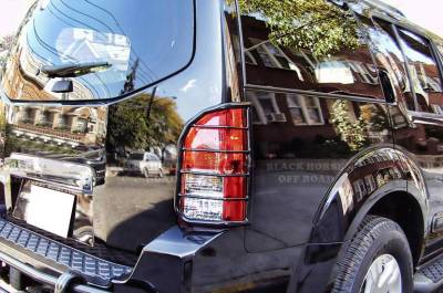 Tail Light Guards-Black-2005-2012 Nissan Pathfinder|Black Horse Off Road