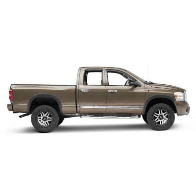 Black Horse Off Road - Black Horse Off Road [BHOR] |Tape On Rain Guard/Wind Deflectors|2002-2008 Dodge Ram 1500 Quad Cab/2003-2009 Dodge Ram 2500 Quad Cab/2003-2009 Dodge Ram 3500 Quad Cab|Smoke,4Pcs|#140530 - Image 2