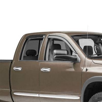 Black Horse Off Road - Black Horse Off Road [BHOR] |Tape On Rain Guard/Wind Deflectors|2002-2008 Dodge Ram 1500 Quad Cab/2003-2009 Dodge Ram 2500 Quad Cab/2003-2009 Dodge Ram 3500 Quad Cab|Smoke,4Pcs|#140530 - Image 13