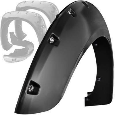 Black Horse Off Road - FENDER FLARES RIVETED Style-Black-2012-2015 Toyota Tacoma|Black Horse Off Road - Image 3