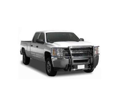 Grille Guard-Stainless Steel-2014-2018 Chevrolet Silverado 1500|Black Horse Off Road