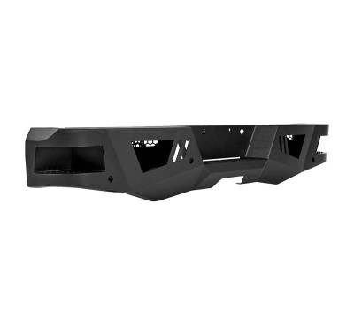 Black Horse Off Road - ARMOUR Heavy Duty Rear Bumper-Matte Black-2009-2018 Ram 1500/2010-2024 Ram 2500-3500/2019-2024 Ram 1500 Classic|Black Horse Off Road - Image 4