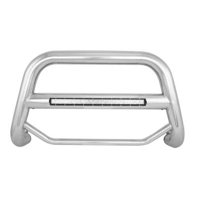 MAX Beacon Bull Bar-stainless Steel- Sierra 3500 HD/ Silverado 3500 HD/ Sierra 2500 HD/ Silverado 2500 HD/ Sierra 1500/Silverado 1500|Black Horse Off Road