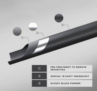 Black Horse Off Road - MAX Beacon Bull Bar-Black-Toyota Highlander/Lexus RX300/Lexus RX330/Lexus RX350/Lexus RX350L/Lexus RX400h/Lexus RX450h/Lexus RX450hL|Black Horse Off Road - Image 5