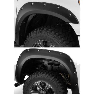 Black Horse Off Road - FENDER FLARES RIVETED Style-Black-2007-2013 Toyota Tundra|Black Horse Off Road - Image 3