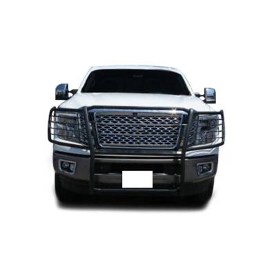 Grille Guard-Black-2016-2024 Nissan Titan XD|Black Horse Off Road