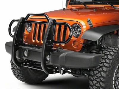 Grille Guard-Black-Gladiator/Wrangler|Black Horse Off Road