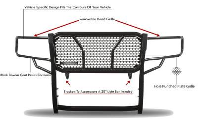 Black Horse Off Road - RUGGED HD Grille Guard-Black-Mercedes And Dodge Sprinter|Black Horse Off Road - Image 9