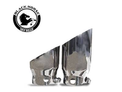 Black Horse Off Road - Muffler Tip-Stainless Steel-2008-2024 Ford F-250 SD/2008-2024 Ford F-350 SD/2008-2024 Ford F-450 SD/2011-2024 Ford F-250 SD/2011-2024 Ford F-350 SD/2011-2024 Ford F-450 SD|Black Horse Off Road - Image 3