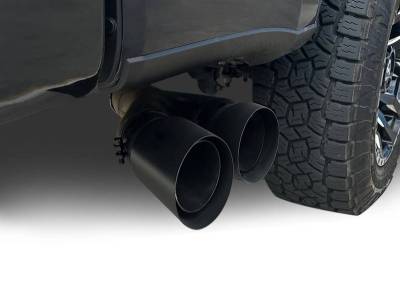 Black Horse Off Road - Muffler Tip-Matte Black-2008-2024 Ford F-250 Super Duty/2008-2024 Ford F-350 Super Duty/2008-2024 Ford F-450 Super Duty/2011-2024 Ford F-250 Super Duty/2011-2024 Ford F-350 Super Duty/2011-2024 Ford F-450 Super Duty|Black Horse Off Road - Image 8