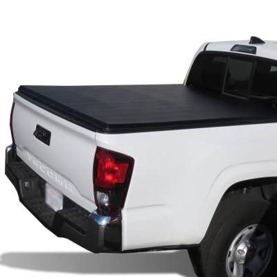 Premier Soft Tonneau Cover-Black-2016-2023 Toyota Tacoma|Black Horse Off Road