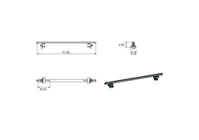 Black Horse Off Road - TRAVELER Cross Bar Ladder Rack-Black-Colorado/Canyon/Frontier/Ranger|Black Horse Off Road - Image 6