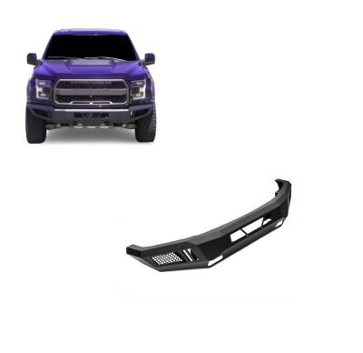 ARMOUR Heavy Duty Front Bumper-Matte Black-2017-2020 Ford F-150|Black Horse Off Road