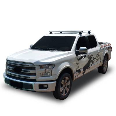 TRAVELER Cross Bar Ladder Rack-Silver-1500/F-150/Silverado 1500/Tacoma|Black Horse Off Road