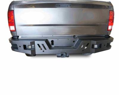 Black Horse Off Road - ARMOUR Super Heavy Duty Rear Bumper-Matte Black-Chevrolet TrailBlazer/GMC Envoy/Isuzu Ascender/Oldsmobile Bravada/Buick Rainier|Black Horse Off Road - Image 2