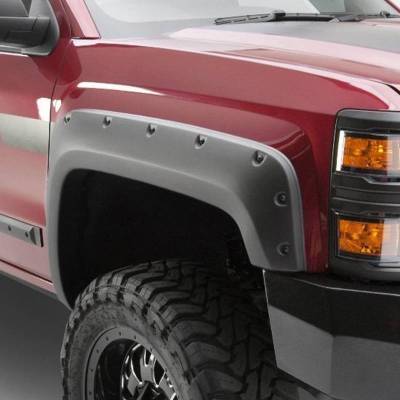 Black Horse Off Road - FENDER FLARES RIVETED Style-Black-2007-2014 Chevrolet Tahoe|Black Horse Off Road - Image 4