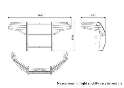 Black Horse Off Road - Grille Guard-Black-2020-2024 Ford Explorer|Black Horse Off Road - Image 3