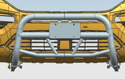 Black Horse Off Road - MAX T Bull Bar-Textured Black-2020-2023 Chevrolet Silverado 3500 HD/2020-2023 Chevrolet Silverado 2500 HD|Black Horse Off Road - Image 13