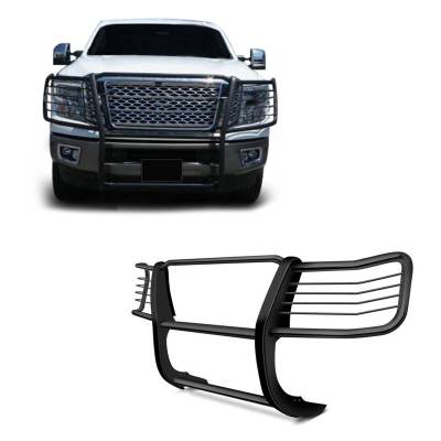 Grille Guard-Black-2017-2024 Nissan Titan|Black Horse Off Road