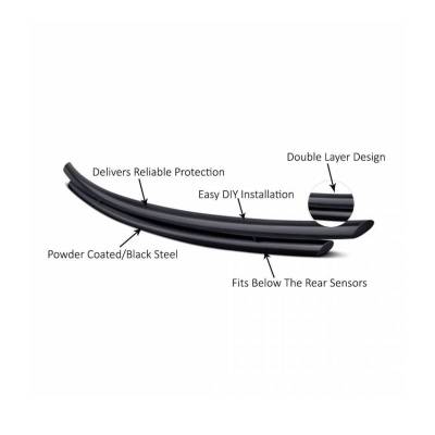 Black Horse Off Road - Rear Bumper Guard-Black-2021-2023 Nissan Rogue|Black Horse Off Road - Image 7