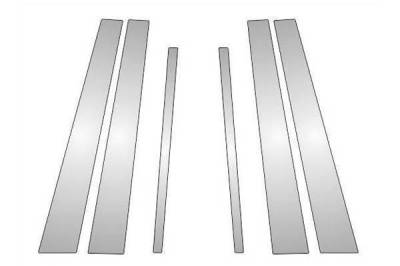 Black Horse Off Road - Pillar Post Trims-Chrome-2011-2014 Dodge Avenger|Black Horse Off Road - Image 2