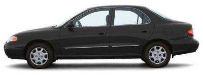 Black Horse Off Road - Pillar Post Trims-Chrome-1996-2000 Hyundai Elantra|Black Horse Off Road - Image 3