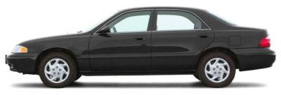 Black Horse Off Road - Pillar Post Trims-Chrome-1998-2002 Mazda 626|Black Horse Off Road - Image 4