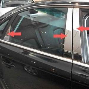 Pillar Post Trims-Chrome-2009-2016 Audi A4|Black Horse Off Road