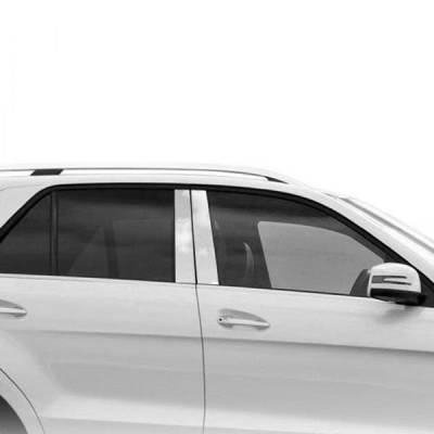 Pillar Post Trims-Chrome-2012-2016 Mercedes-Benz M-Class|Black Horse Off Road