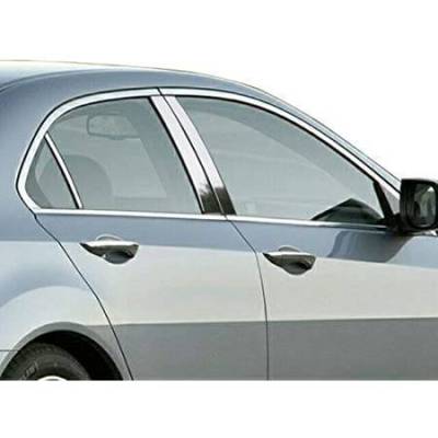 Pillar Post Trims-Chrome-2004-2010 BMW 5 Series|Black Horse Off Road