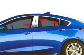 Pillar Post Trims-Chrome-2011-2016 Chevrolet Volt|Black Horse Off Road