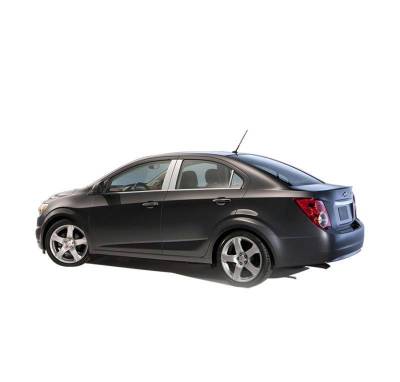 Black Horse Off Road - Pillar Post Trims-Chrome-2012-2016 Chevrolet Sonic|Black Horse Off Road - Image 7