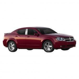 Pillar Post Trims-Chrome-2008-2010 Dodge Avenger|Black Horse Off Road