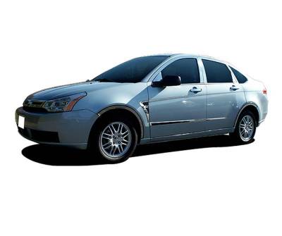 Black Horse Off Road - Pillar Post Trims-Chrome-2008-2011 Ford Focus|Black Horse Off Road - Image 3