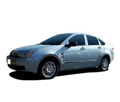 Pillar Post Trims-Chrome-2000-2007 Ford Focus|Black Horse Off Road