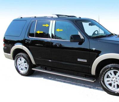 Black Horse Off Road - Pillar Post Trims-Chrome-1993-1994 Ford Explorer|Black Horse Off Road - Image 4