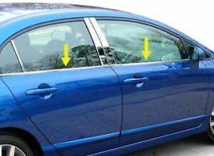 Black Horse Off Road - Pillar Post Trims-Chrome-1996-2000 Honda Civic|Black Horse Off Road - Image 3