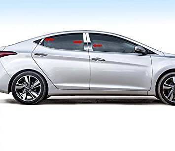 Black Horse Off Road - Pillar Post Trims-Chrome-2011-2016 Hyundai Elantra|Black Horse Off Road - Image 2