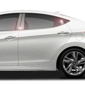 Black Horse Off Road - Pillar Post Trims-Chrome-2012-2016 Hyundai Accent|Black Horse Off Road - Image 2