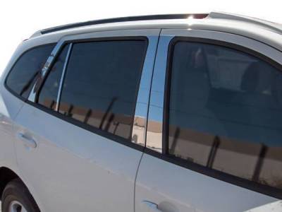 Pillar Post Trims-Chrome-2001-2006 Hyundai Santa Fe|Black Horse Off Road