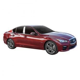 Black Horse Off Road - Pillar Post Trims-Chrome-2014-2016 Infiniti Q50|Black Horse Off Road - Image 4