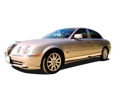 Black Horse Off Road - Pillar Post Trims-Chrome-2002-2008 Jaguar X-Type|Black Horse Off Road - Image 3