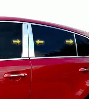 Black Horse Off Road - Pillar Post Trims-Chrome-2014-2016 Kia Forte|Black Horse Off Road - Image 4