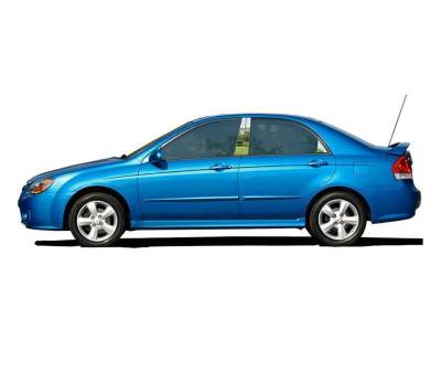 Black Horse Off Road - Pillar Post Trims-Chrome-2005-2009 Kia Spectra|Black Horse Off Road - Image 4